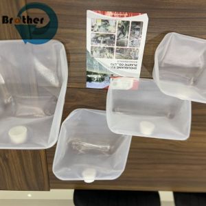 Folding Bucket Liquid Container with Handle Soft Collapsible Plastic LDPE