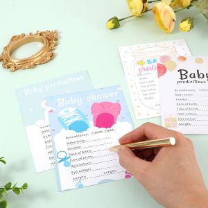 25Pcs Baby Predictions And Advice Cards For Boys or Girls Gender Neutral Baby