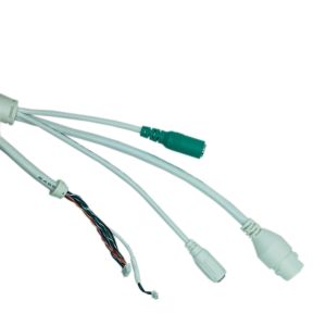 PVC Jacket IP Camera Cable Compatible With CCTV / IP Cameras Wiring Harness With