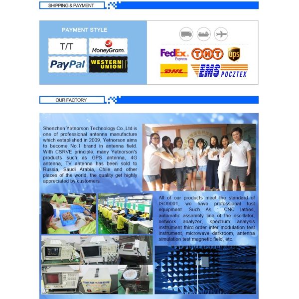 VSWR 1.5 4 Section Stainless Steel AM FM Radio Antenna with 3.5mm Jack Connector