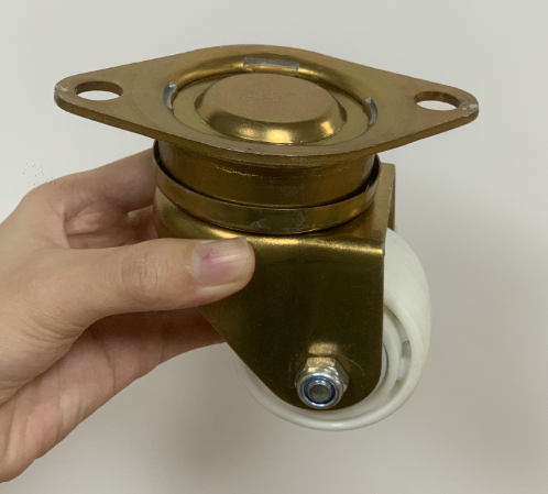 136kg 200kg Industrial Casters Heavy Duty Nylon Wheels 58×35mm for Airport Logistics