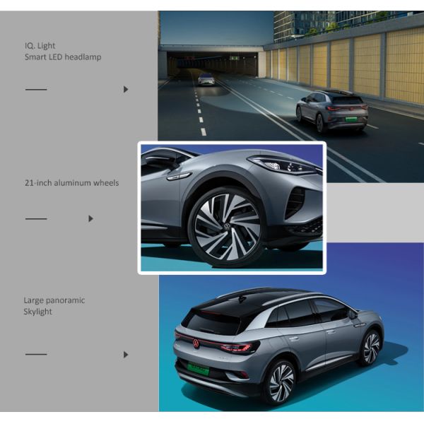 600km Volkswagen Crozz Id 4 Luxury Electric Vehicle Fast 0.5H