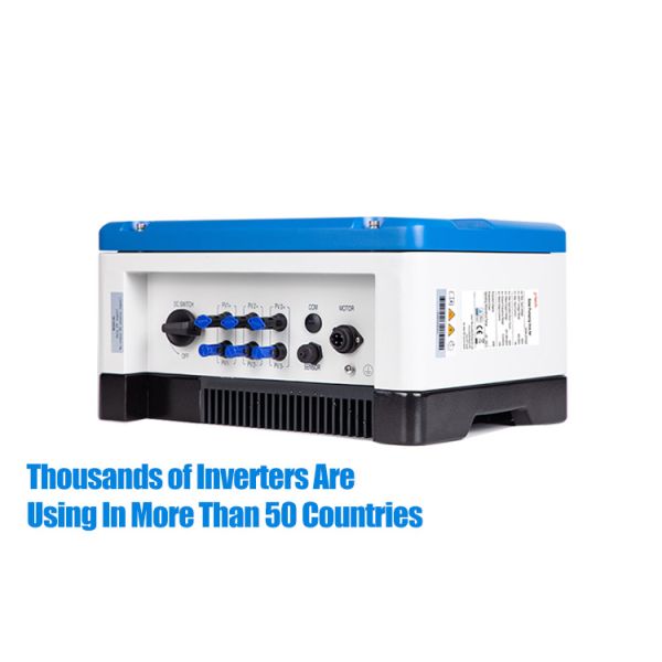 Hybrid MPPT Solar Pump Inverter for Driving 10HP Three Phase Pump