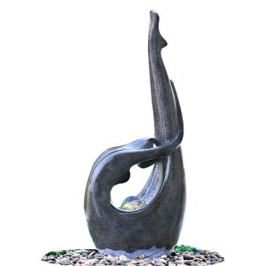 48 Inch Modern GYM Sculpture Water Fountains With OEM Acceptable