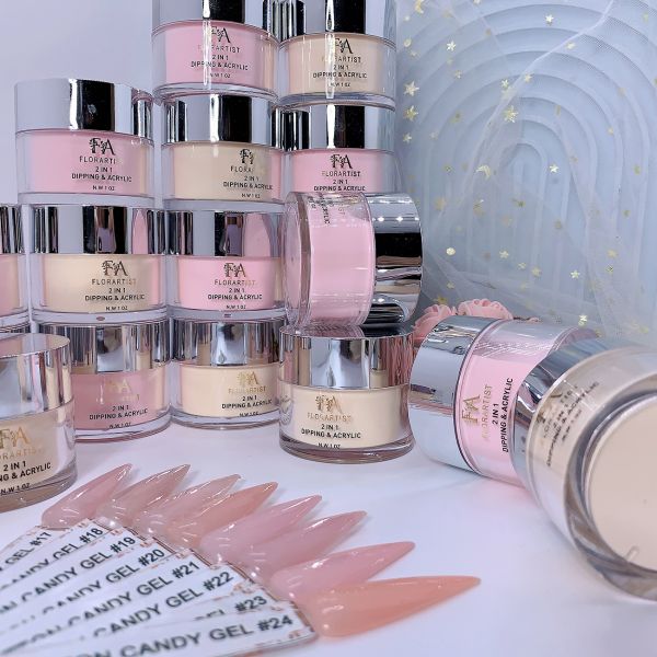 Wholesale 1KG Cover PINK Bulk Nail Acrylic Powder 3 in 1 Personal Nail Dipping Acrylic Powder