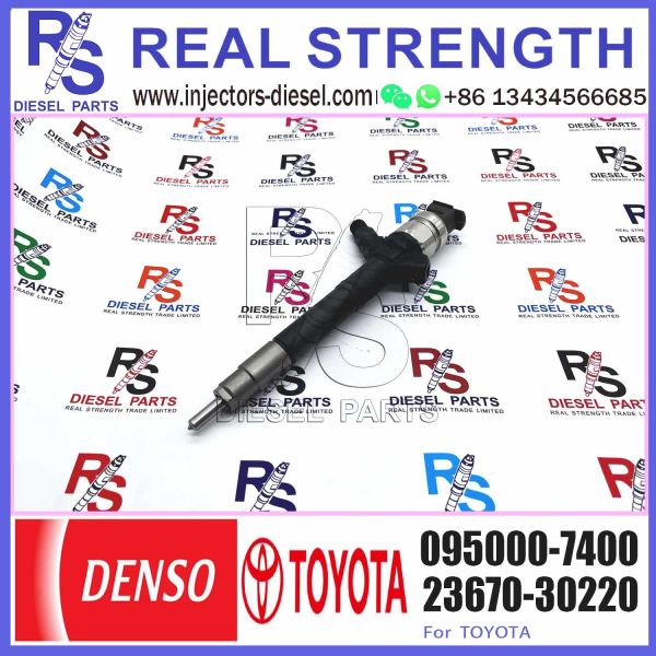 Huida genuine and OEM great quality diesel Fuel Injector 23670-30220 095000-7400 For Toyota Hiace Hilux