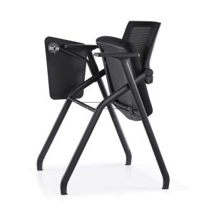 School Furniture Student Lecture Training Chair With Writing Pad