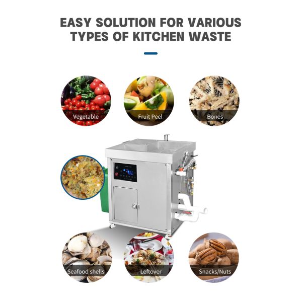 Kitchen Equipment Garbage Disposal Machine Commercial Food Waste Disposer