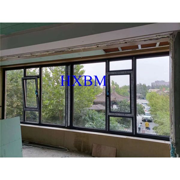 Buy Anodized 5mm Double Glasses Aluminum Windows Thermal Break at wholesale prices