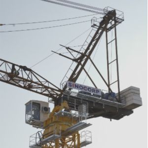 Luffing Small Tower Crane Boom 8 10 Ton Mini Crane Lifting Mobile