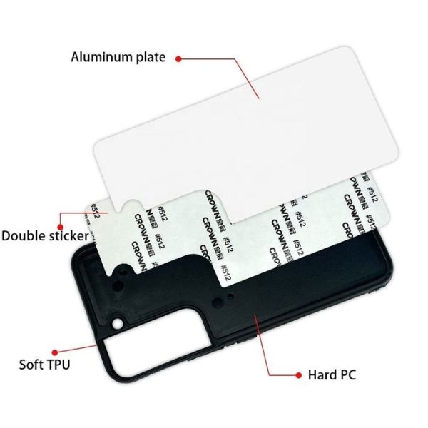 Stylish 2D Sublimation Silicone Phone Case For Samsung S22 S23 S24 S25 Plus Ultra