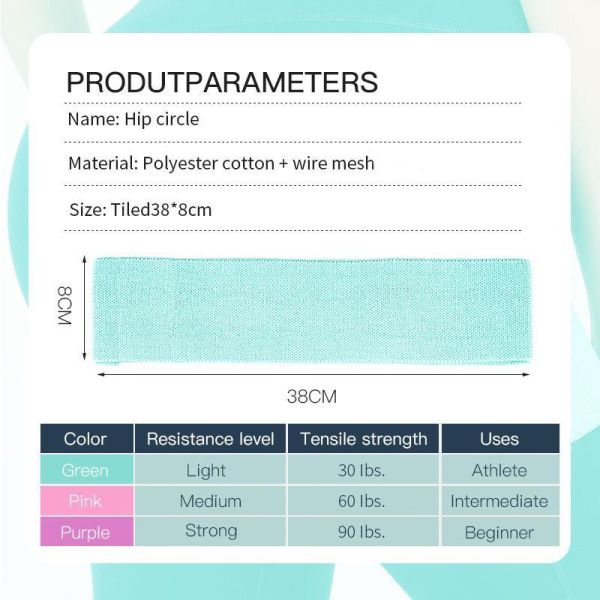 Virson 3pcs Resistance Bands Set Stretchy Rubber Band For Sports Gym Equipment Bodybuilding Exercise Training Expander