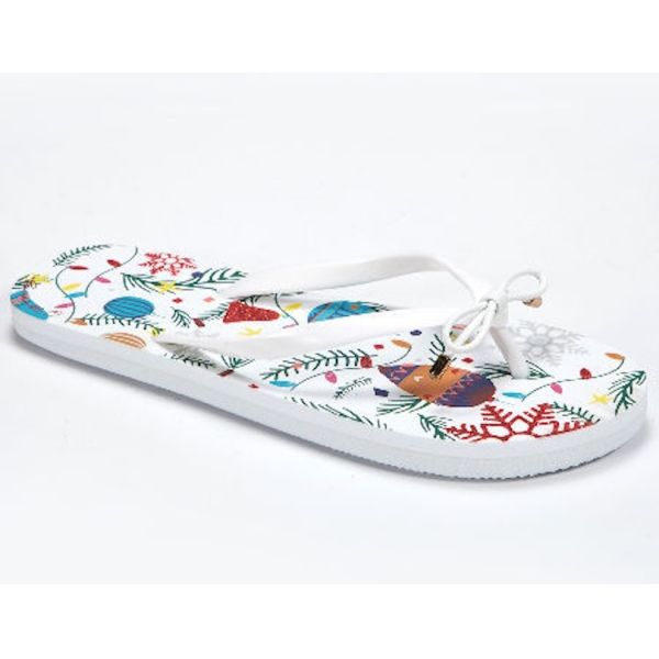 Multiple Color Women's Flip Flops Beach Sandals With Lovely Bow Trimmed Upper