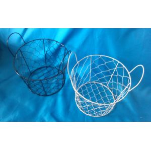 Handmade,wire clam baskets,wholesale wire egg basket