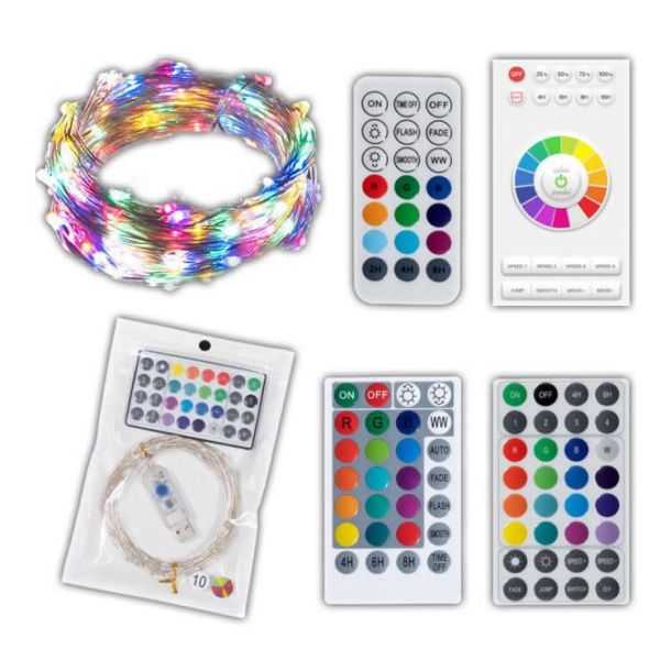 50 LED USB String Lights 5m Length IP65 DC 5V For Festival Decoration