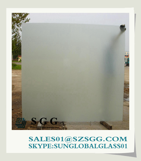 Buy acid etched glass opaque glass for construction at wholesale prices