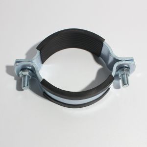 Heavy Duty Epdm Rubber Strut Channel Pipe Clamp Reinforced Band Zincplated