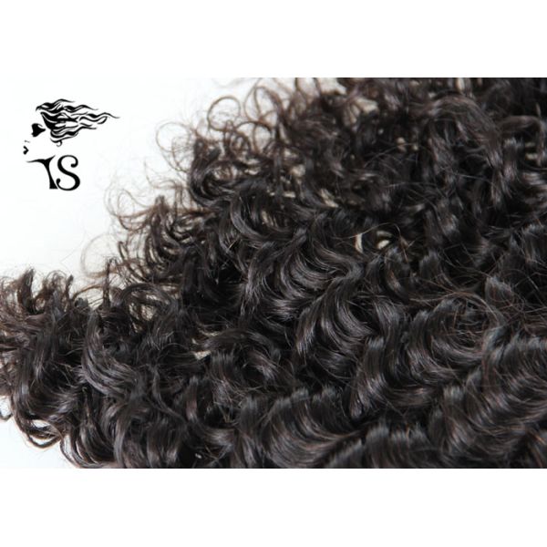 100% Brazilian Virgin Human Hair Bundles Deep Wave Grade 7A Natural Black