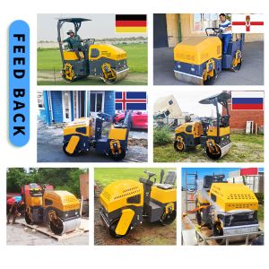 China Factory Road Machinery 1ton 2ton 3ton 4ton 5ton Mini Compactor Road Roller