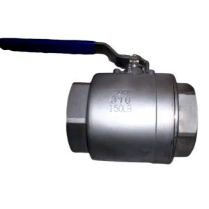 Quality Handle Stainless Steel 2PC Ball Valve with Customized Threaded Connections for sale