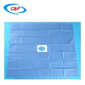 CE Approved Surgical Barrier Aperture Drape With Adhesive Medical Consumables