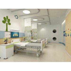 Adjustable 2 Cranks Paediatric Hospital Bed For Children