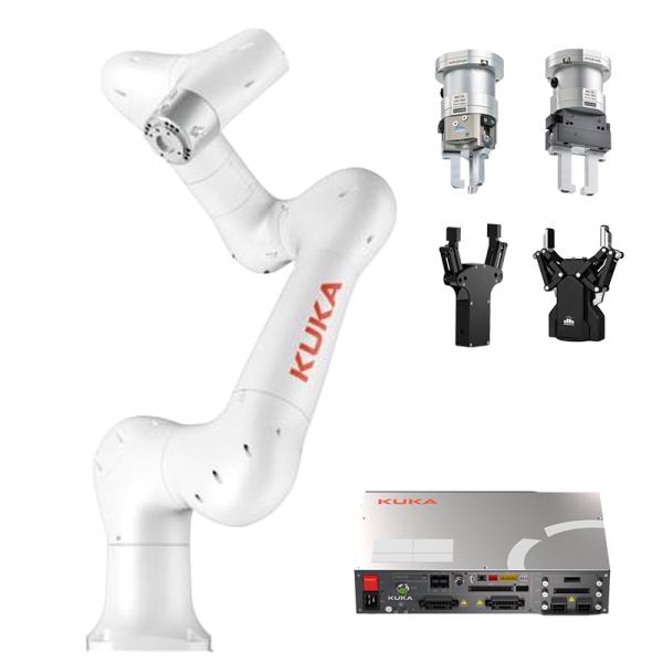 Buy New KUKA Iico7 6 Axis Collaborative Robot Arm PLC Assembly Glueing Palletizing Stacking Human-Machine Cooperation Robotic Arm at wholesale prices