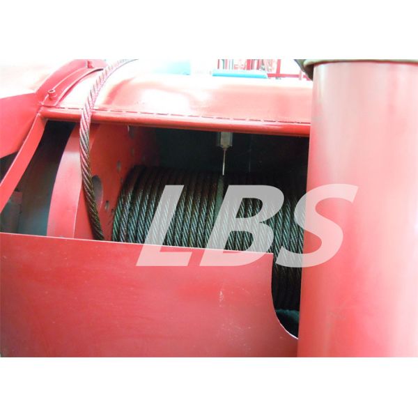 Hot Spray Zinc 8mm Cable Winch Drum With Lebus Grooves For Construction