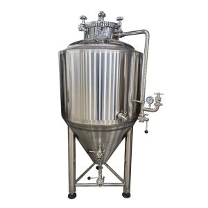 80mm Polyurethane Insulation Conical Beer Fermentation Tank for Fermenting