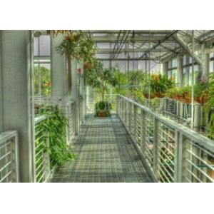 Galvanized Pipe Sightseeing Greenhouse Restaurant Custom Shaped 4600㎡