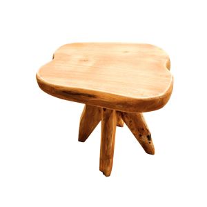 Cedar Irregular Triangle 0.065m3 High Temperature Stool 30cm Width