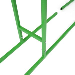Metal Tube RANGE Logs Firewood Rack Greenhouse Logs EXTENSIBLE Green