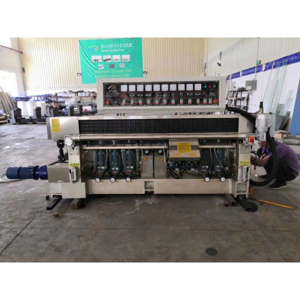 Straight-Line Bevel Edging Glass Multi-Edging Polishing Machine with Vertical Design