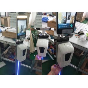 Safe Temperature Measurement kiosk face recognition RFID card reader Machine for