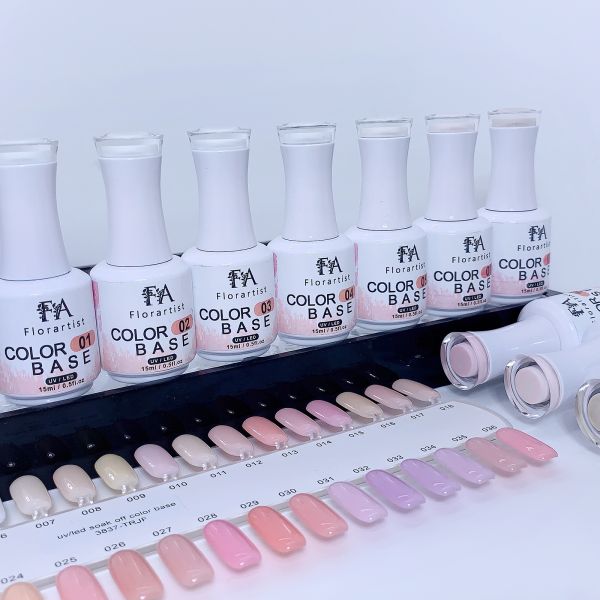 Private Label Logo UV LED Resin Odorless UV Gel Polish Set 120 Colors Rubber Base Gel Nails for All Seasons French Nails