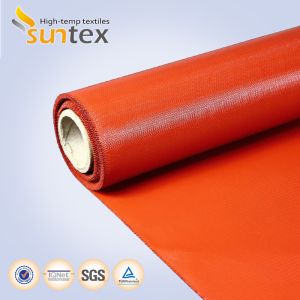 Silicone Coated Fiberglass Fabric Flexible Thermal Fireproof Material flexible