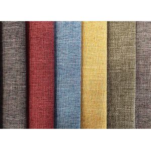 Woven Upholstery Sofa Fabric 260gsm Yarn Dyed 80% Polyester