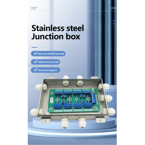 SOHE Stainless Steel Junction Box for Weighing Scale 5-Hole Design Eligibility Outdoors