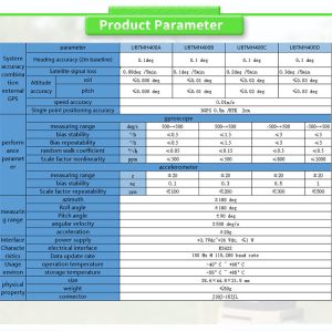 High Precision Inertial Navigation System With Gyro Output Form RS422 UBTMH400Y