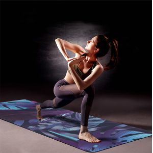 Women's Travel Yoga Mat With Amazing Wear Resistance Stable Shape