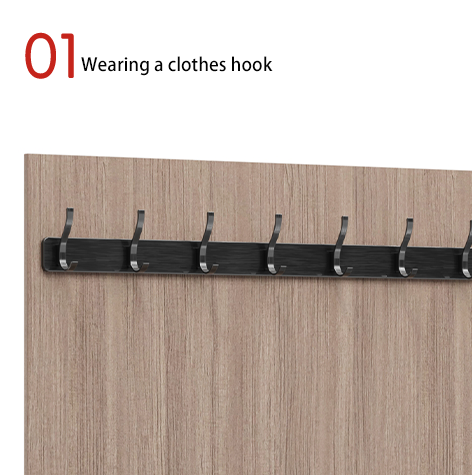 Support customization Modern Open Wardrobe Bedroom Home Hotel Use Upper Hanging Hat Rack Lower Shoe Storage