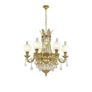High Quality Brass Commercial Chandelier Lighting E14 Light Source