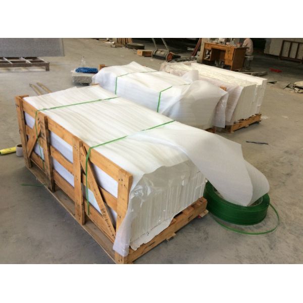 Buy Stone Top Quartz Bathroom Vanity Tops , Customized Solid Surface Vanity at wholesale prices