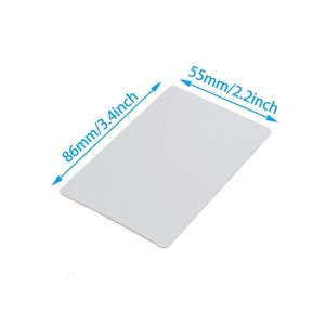DIY Personalized Double-Sided Printable Sublimation Plastic Business Card Blanks