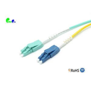 China OM1/OM2/OM3/OM4/SM Dual Duplex Fiber Optic Patch Cables Polarity Switchable Uniboot LC / PC - LC / PC on sale