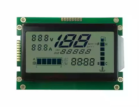 Air Conditioner Lcd Panel Positive 14 Digit 7 Segment STN Transmissive Lcd