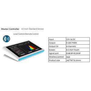 Full Spectrum 24 Hours Timer LED Grow Light Controller