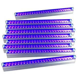 Fluorescent Glass UV LED Tube with 180° Beam Angle, Flicker-Free, IP44