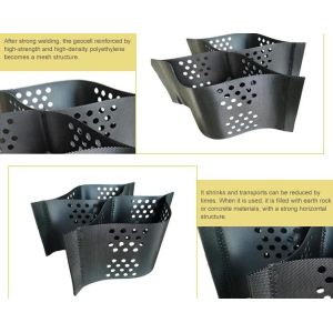 High Strength HDPE Geocell For Road Grass Paver Slop Protection
