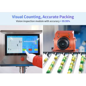 High Speed Vision Counting Bottling Machine for Tablet Capsule with CCD System